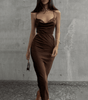 Robe Longue Énveloppante pour Femmes
