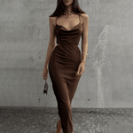 Robe Longue Énveloppante pour Femmes