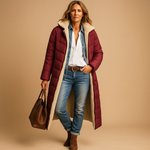 Manteau Long Matelassé pour Femmes