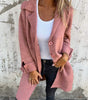 Manteau boutonné à col tailleur pour Femmes
