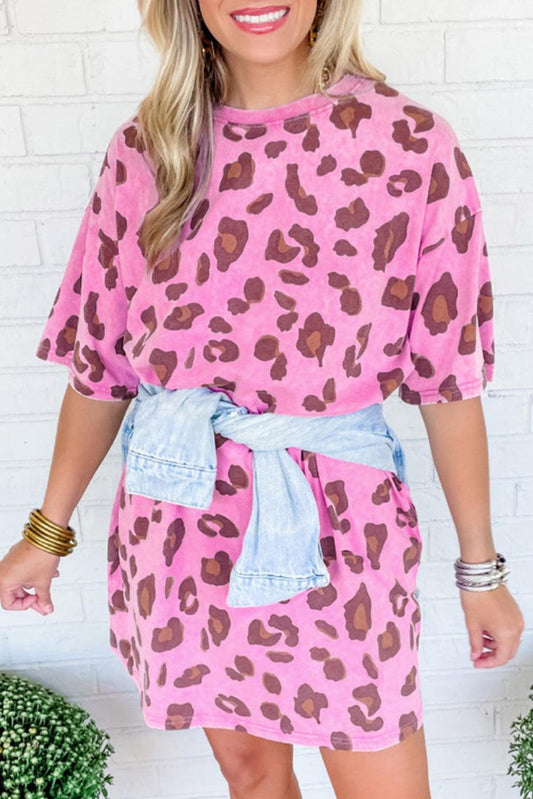 Robe Mini Léopard pour Femmes