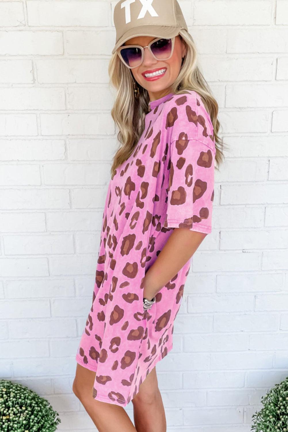 Robe Mini Léopard pour Femmes
