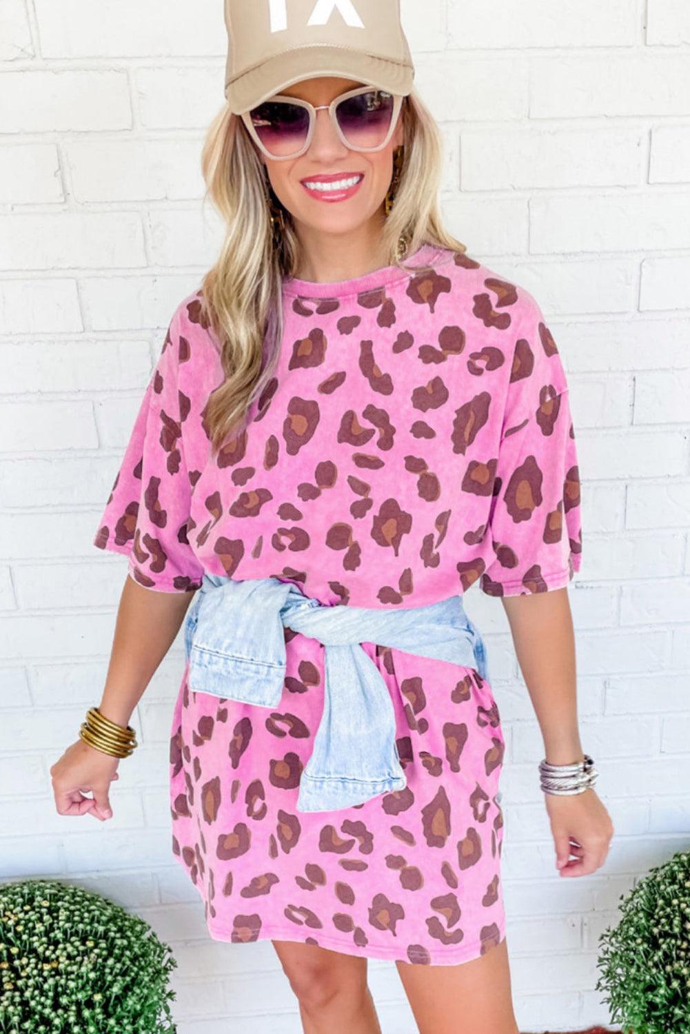 Robe Mini Léopard pour Femmes