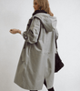 Trenchcoat Classique Imperméable pour Femmes