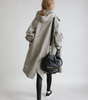 Trenchcoat Classique Imperméable pour Femmes