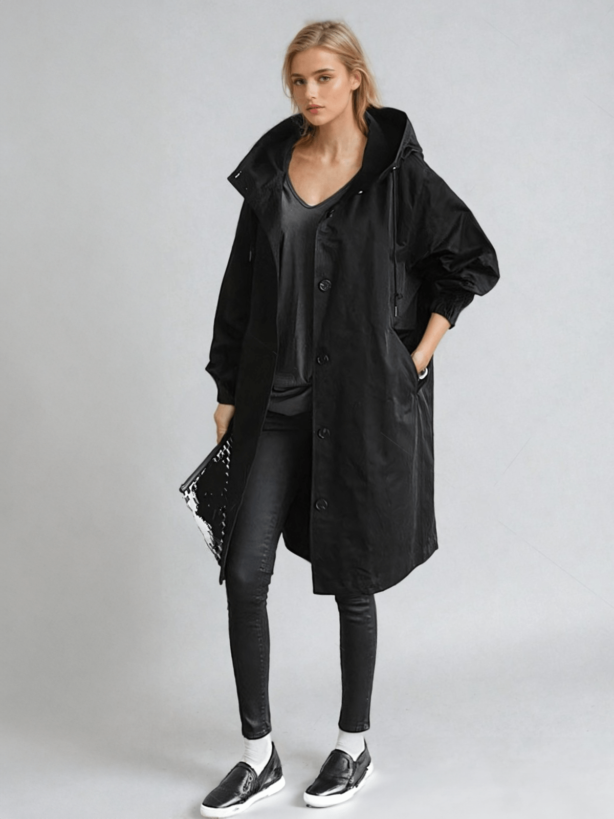 Trenchcoat Classique Imperméable pour Femmes