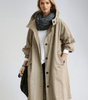 Trenchcoat Classique Imperméable pour Femmes