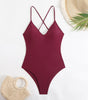 Maillot de Bain Une Pièce à Bretelles Croisées pour Femme - Emilia Lane