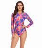 Maillot de Bain Une Pièce à Imprimé Tropical pour Femme - Emilia Lane