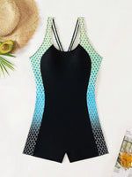 Maillot de Bain Une Pièce Sportif à Dos Renforcé pour Femme - Emilia Lane