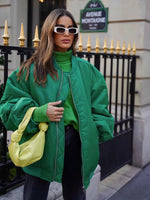 Veste Bomber Oversize Tendance pour Femmes