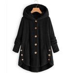 Manteau Hiver Chaud Long en Teddy pour Femmes