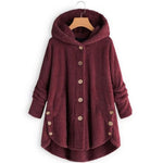 Manteau Hiver Chaud Long en Teddy pour Femmes