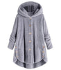 Manteau Hiver Chaud Long en Teddy pour Femmes