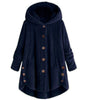 Manteau Hiver Chaud Long en Teddy pour Femmes