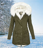 Parka Doublée en Fausse Fourrure pour Femmes