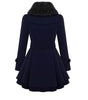 Manteau à Col en Fausse Fourrure pour Femmes - Emilia Lane
