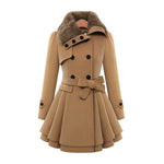 Manteau à Col en Fausse Fourrure pour Femmes - Emilia Lane