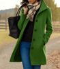 Manteau à Col Montant en Tissu Effet Laine pour Femme - Emilia Lane