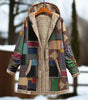 Manteau ample en mélange lin - coton pour femme - Emilia Lane