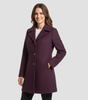 Manteau Boutonné à Col Montant pour Femmes - Emilia Lane