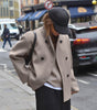 Manteau Caban à Double Boutonnage pour Femmes - Emilia Lane