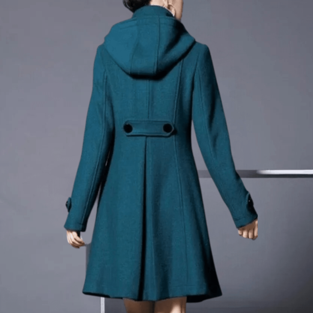 Manteau classique à poches latérales pour femme - Emilia Lane