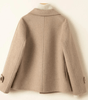 Manteau Court à Double Boutonnage pour Femme - Emilia Lane