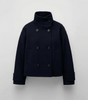 Manteau Court Élégant à Double Boutonnage pour Femmes - Emilia Lane