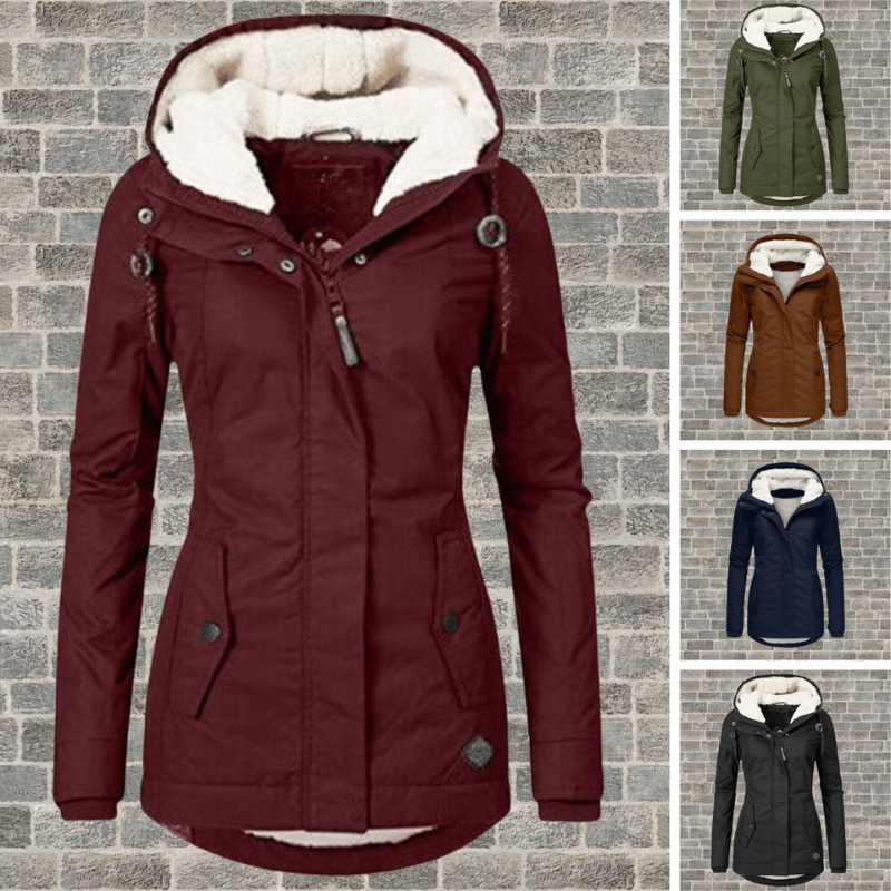 Manteau d'Hiver avec Capuche pour Femmes - Emilia Lane