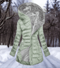 Manteau d'Hiver Long à Capuche pour Femmes - Emilia Lane
