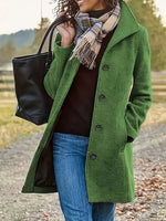 Manteau Élégant à Un Bouton pour Femmes - Emilia Lane