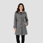 Manteau Élégant Mi - Long pour Femme - Emilia Lane