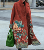 Manteau Imprimé Fleuri à Manches Longues pour Femmes - Emilia Lane