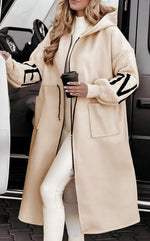 Manteau Long avec Capuche pour Femme - Emilia Lane