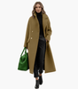 Manteau Long Col Montant avec Poches pour Femmes - Emilia Lane