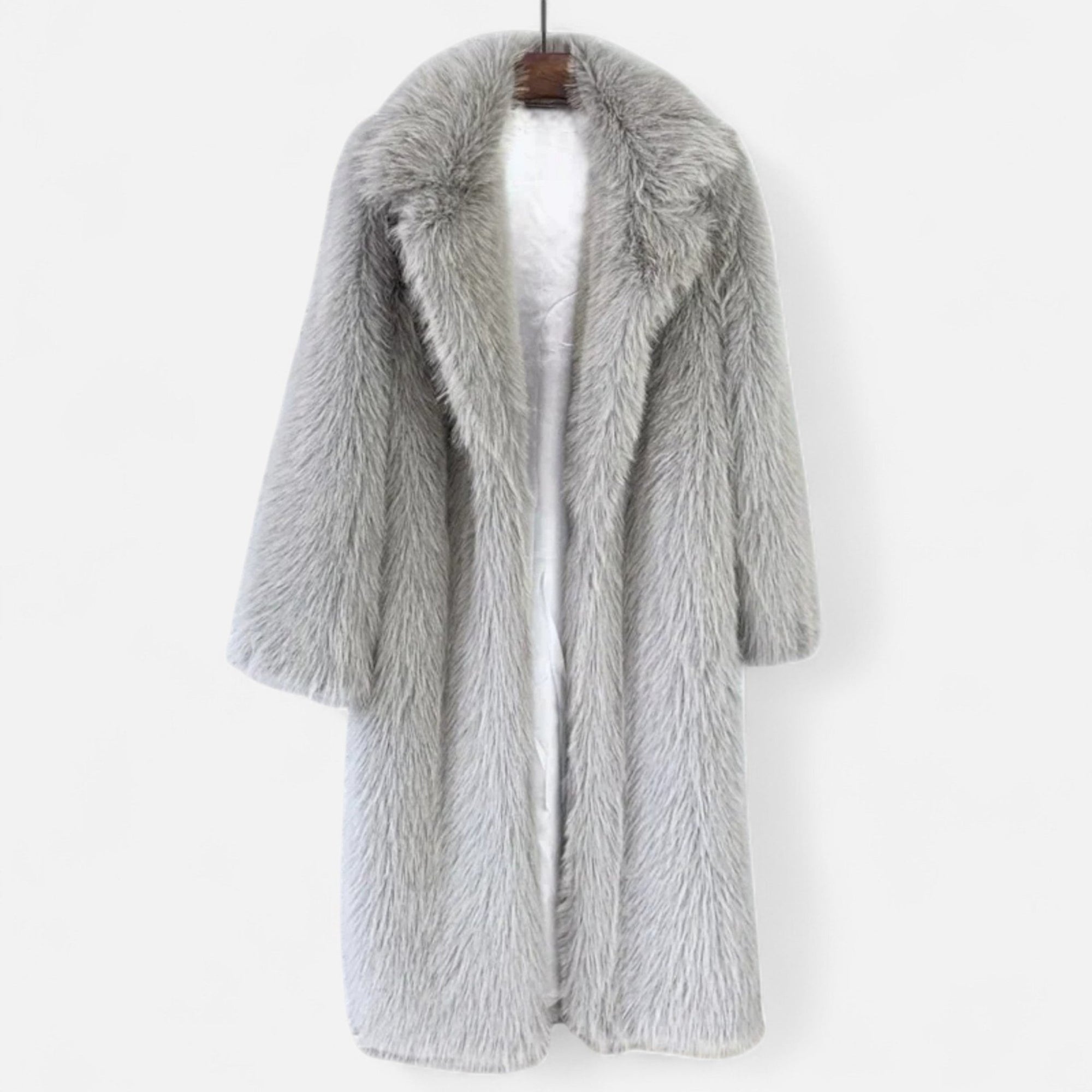 Manteau Long en Fausse Fourrure pour Femmes - Emilia Lane