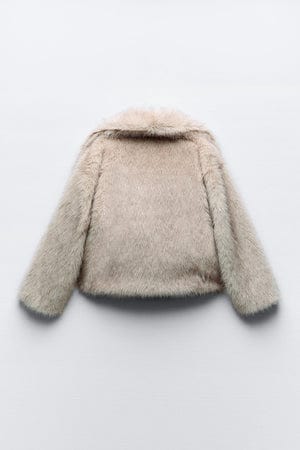Manteau long en fausse fourrure pour femmes - Emilia Lane