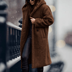 Manteau long en laine d'alpaga pour femmes - Emilia Lane