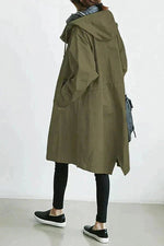 Manteau Long Oversize à Capuche pour Femme - Emilia Lane