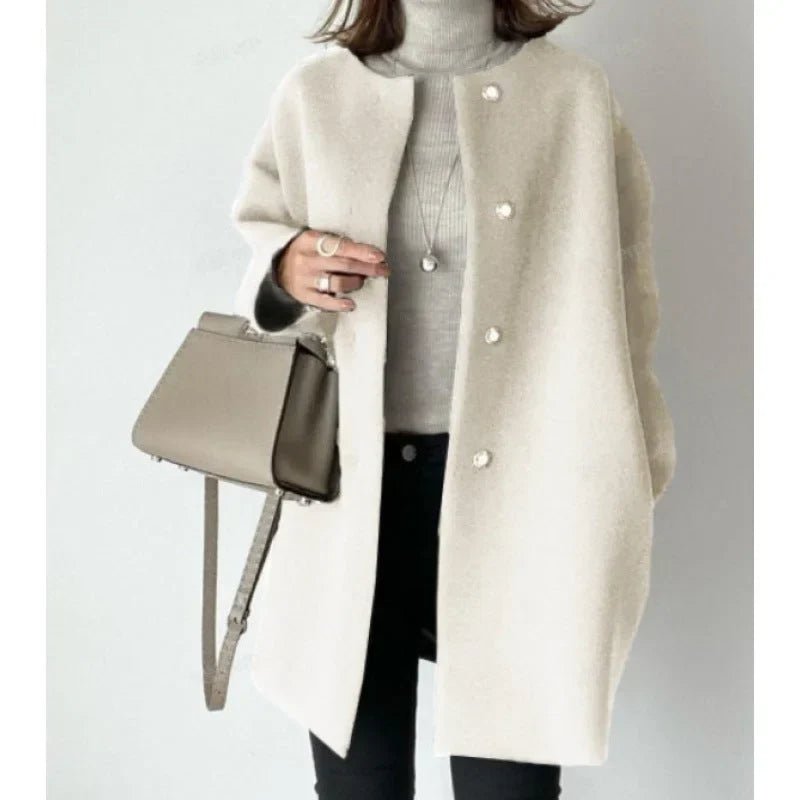 Manteau Long Oversize en Coton pour Femme - Emilia Lane