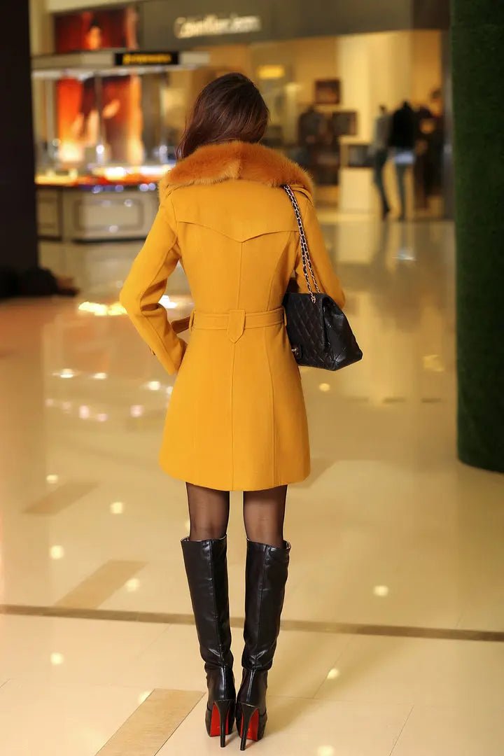 Manteau Luxueux en Fourrure pour Femmes - Emilia Lane
