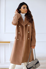 Manteau mi - long boutonné pour Femmes - Emilia Lane