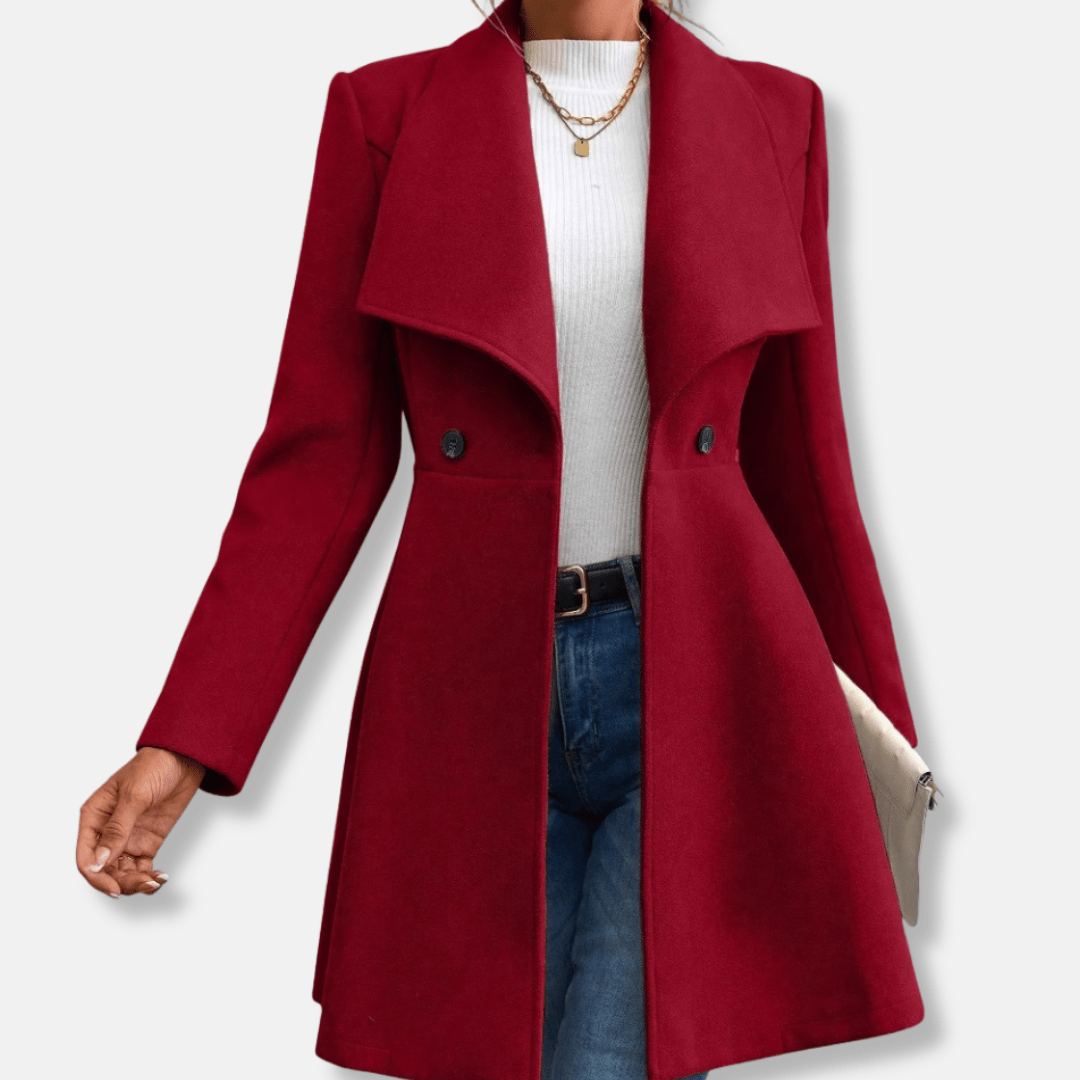 Manteau mi - longue élégant pour Femme - Emilia Lane
