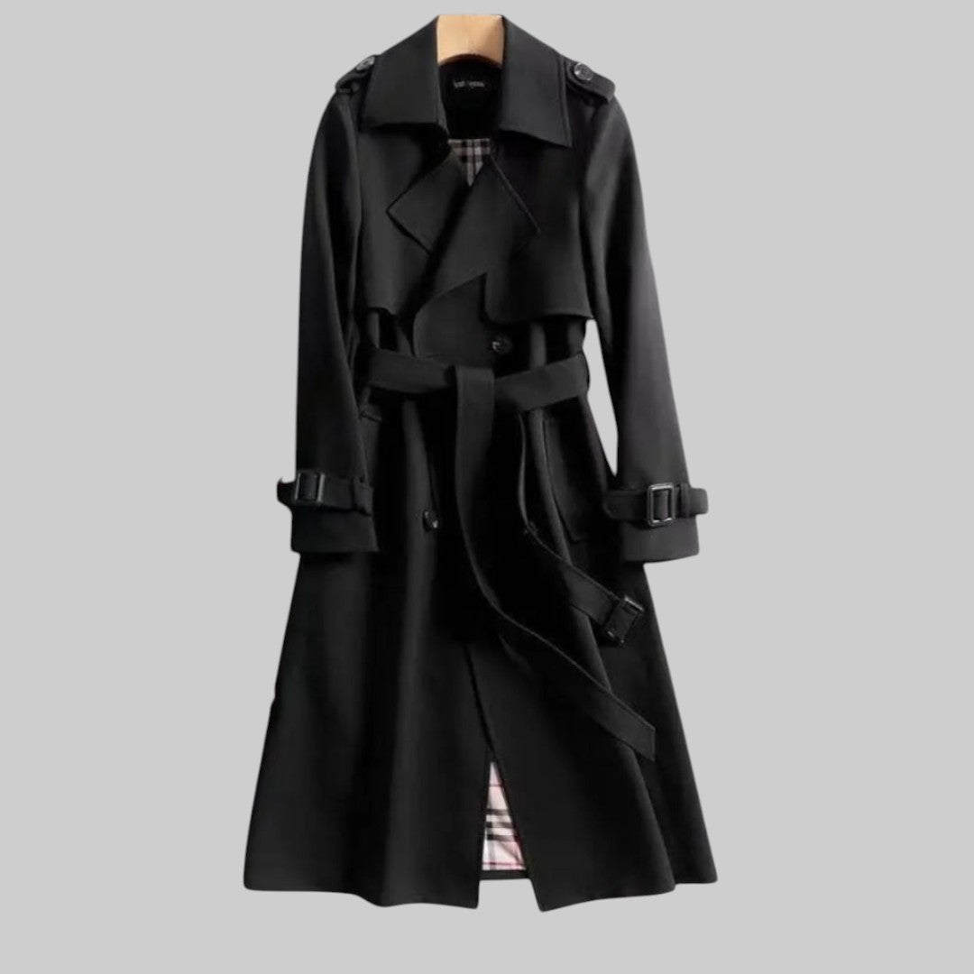 Manteau Trench Classique à Double Boutonnage pour Femme | Idéal pour le Quotidien - Emilia Lane