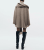 Manteau tricoté court à écharpe pour Femmes - Emilia Lane