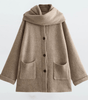Manteau tricoté court à écharpe pour Femmes - Emilia Lane