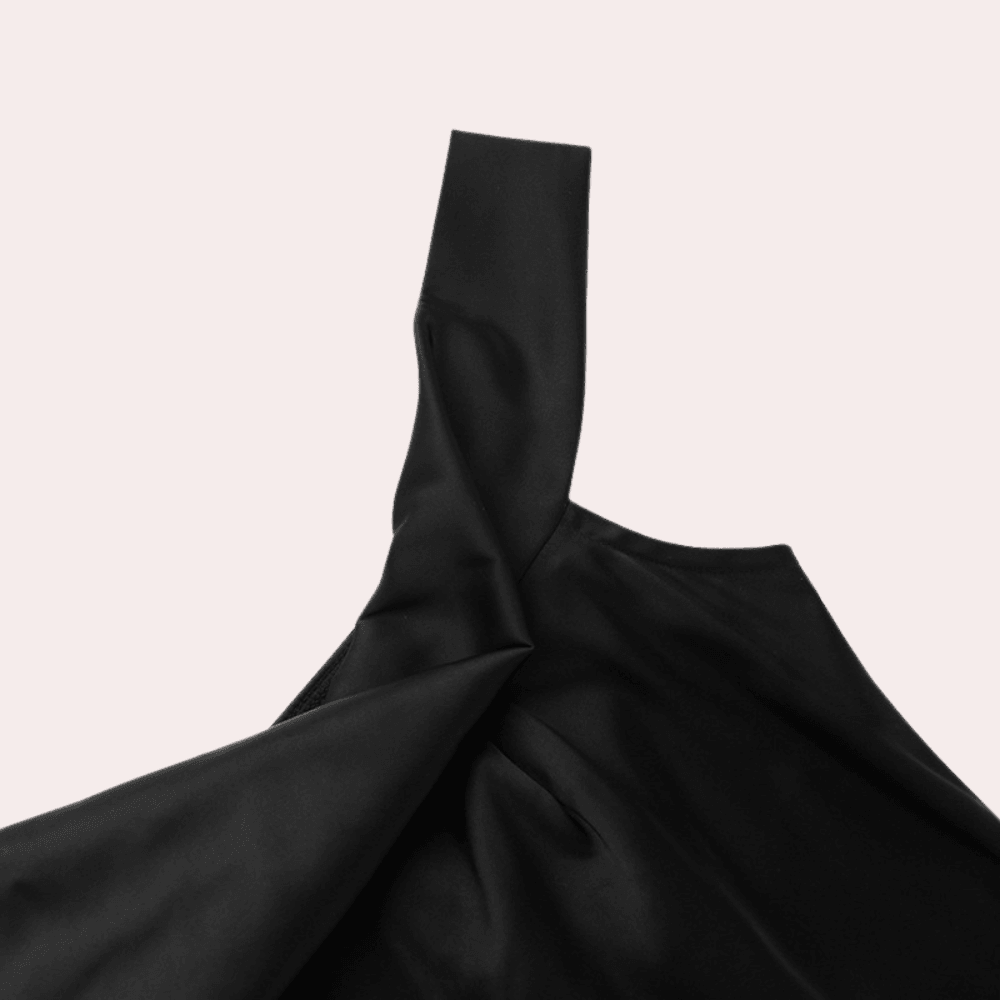 Robe Maxi Encolure Asymétrique pour Femmes