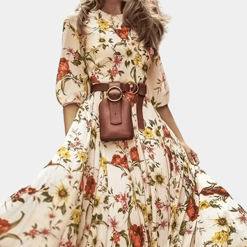 Robe Maxi Imprimé Floral pour Femmes