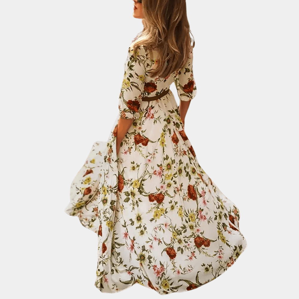 Robe Maxi Imprimé Floral pour Femmes